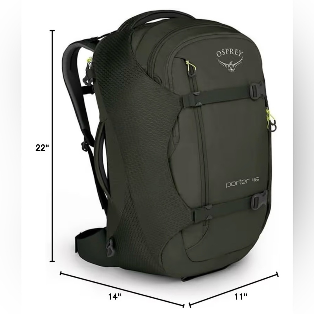Osprey Porter 46 Travel Backpack - Picture 5 of 8